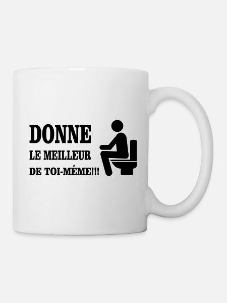 Donne Le Meilleur De Toi MEME - Mug blanc - blanc