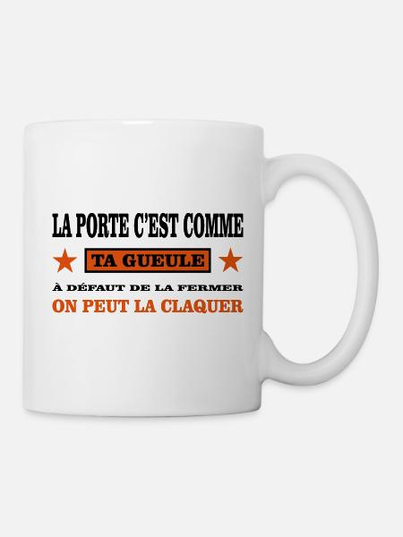 Ta Gueule - Mug blanc - blanc