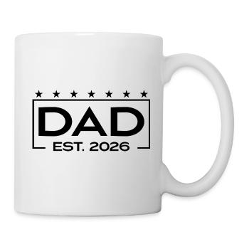 Dad 2026 Loading – Est. 2026 Design for Dads - Mug - white - Right