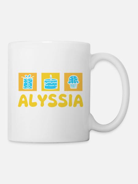 Alyssia - Tasse - Weiß