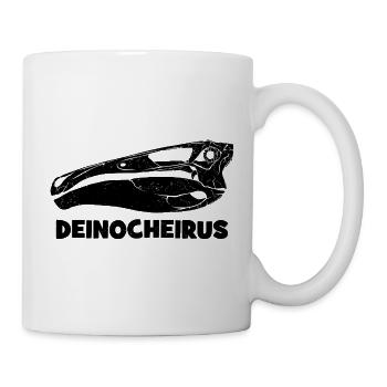 Deinocheirus Skull Fossil - Mug - white - Right