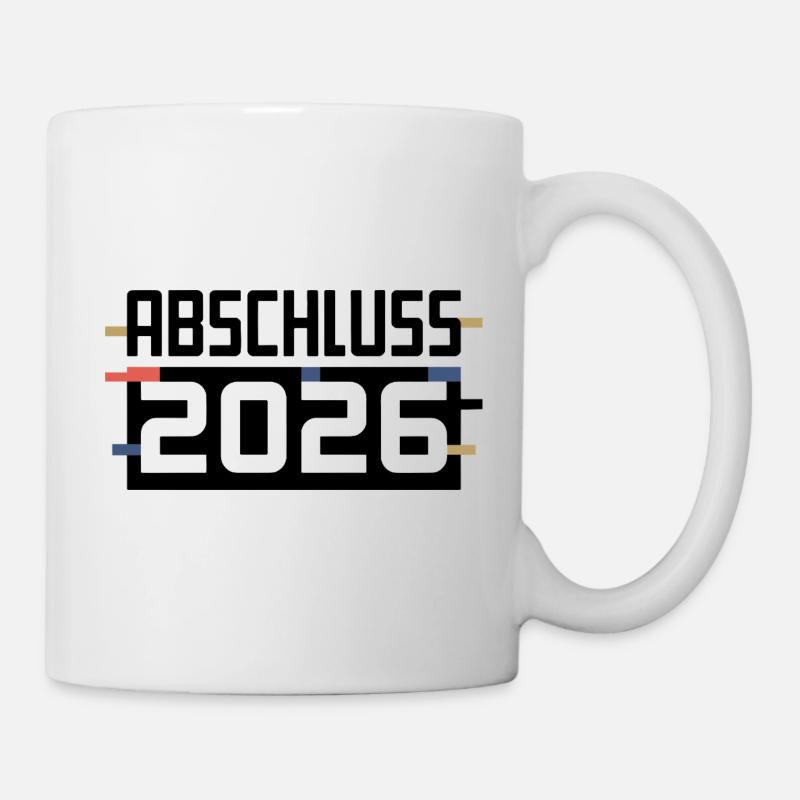 Abschluss Design 2026 - Tasse - Weiß
