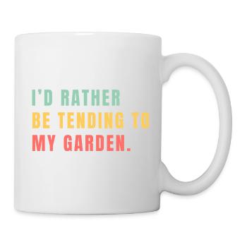 Jardinage - Mug blanc - blanc - Droite