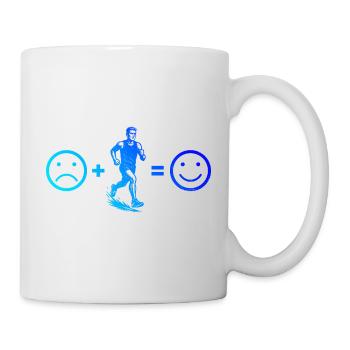 Funny race motif - Mug - white - Right