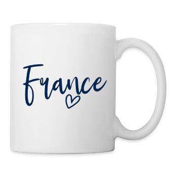 France Cœur Femmes Amour France - Mug blanc - blanc - Droite