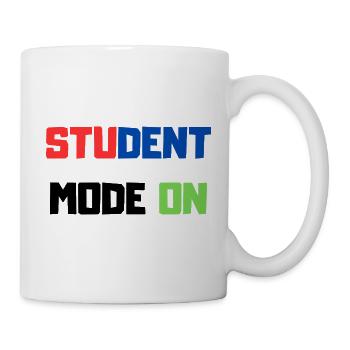 Funny Student – Student Mode ON - Mug - white - Right
