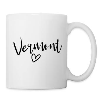 Vermont Heart Women's Love Vermont - Mug - white - Right