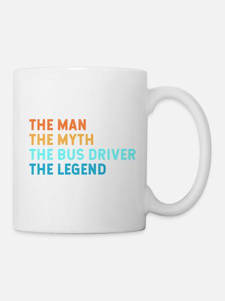 Schulbusfahrer Busfahrer Schulbus - Tasse - Weiß