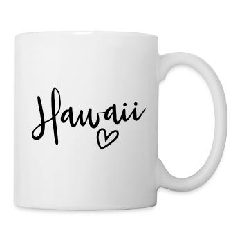 Les femmes de Hawaii Heart Love Hawaii - Mug blanc - blanc - Droite