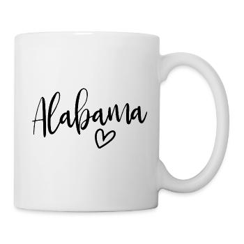 Alabama Heart Women's Love Alabama - Tasse - Weiß - Rechts