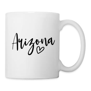 Arizona Heart Women's Love Arizona - Tasse - Weiß - Rechts