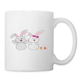 Cuddly bunny - Mug - white - Right
