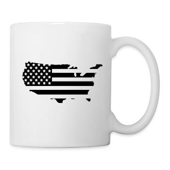 Map of the United States - Mug - white - Right