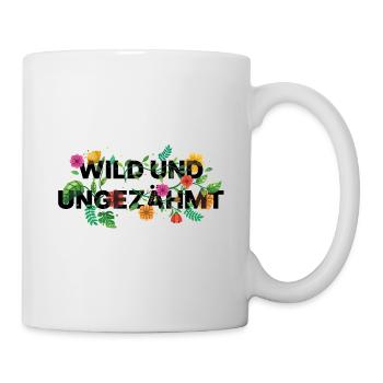 Indompté – Sortilège de Fleurs Sauvages Florales - Mug blanc - blanc - Droite