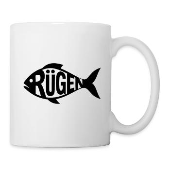 Rügen Fish Silhouette - Mug - white - Right