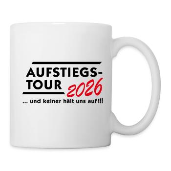 Aufstiegstour 2026 - Tasse - Weiß - Rechts