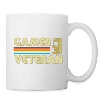 Gamer vétéran  - Mug blanc - blanc - Droite