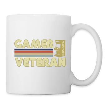 Gamer veteran - Mug blanc - blanc - Droite