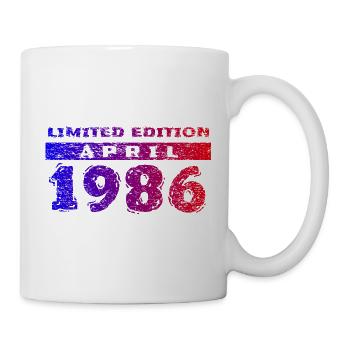40e anniversaire Édition Limitée 04/1986 - Mug blanc - blanc - Droite