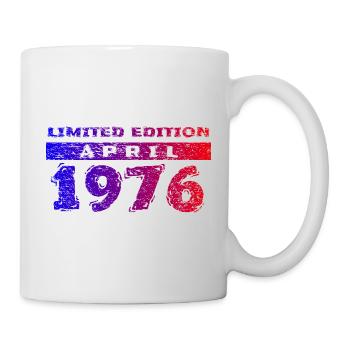 50e anniversaire Édition limitée 04/1976 - Mug blanc - blanc - Droite