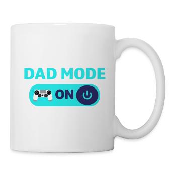 Dad-Modus an – Strong Dad Life Design - Tasse - Weiß - Rechts