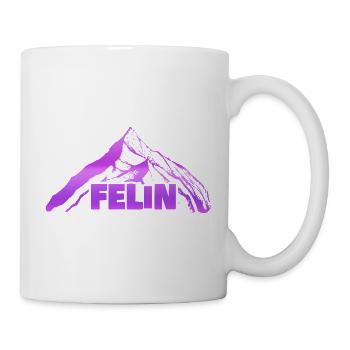 Felin als Sport - Tasse - Weiß - Rechts