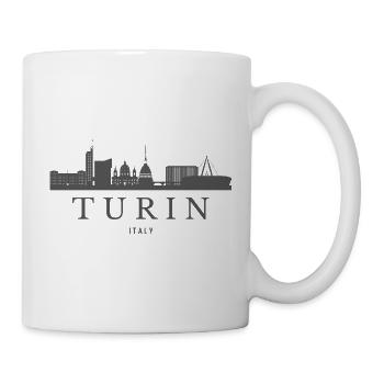 Skyline von Turin, urbane Kunst von Turin - Tasse - Weiß - Rechts