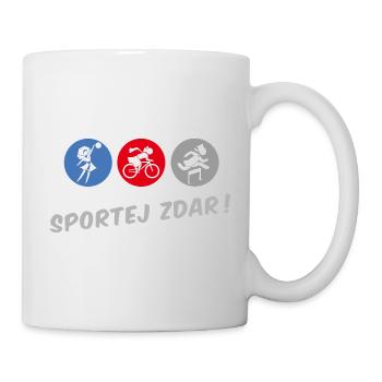 SPORTEJ ZDAR! - Tasse - Weiß - Rechts