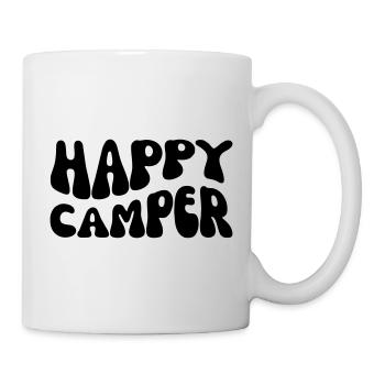 Campeur heureux - Mug blanc - blanc - Droite