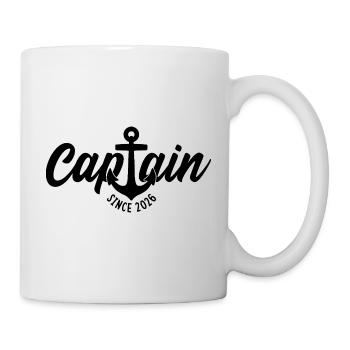 CAPITAINE DEPUIS 2026 - Mug blanc - blanc - Droite