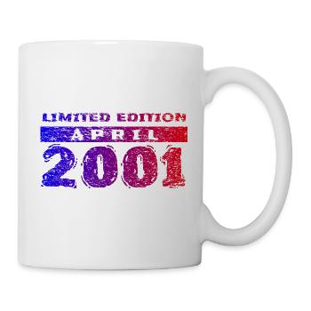 25e anniversaire Édition Limitée 04/2001 - Mug blanc - blanc - Droite