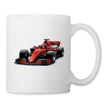  Rennwagen Grafik - Tasse - Weiß - Rechts