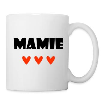 OMA. MAMA. OMA. MUTTERTAG - Tasse - Weiß - Rechts