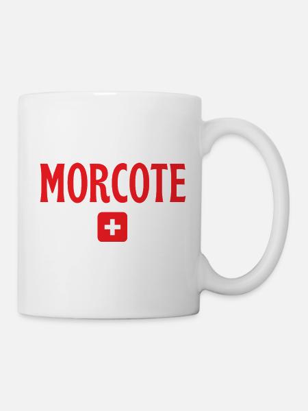 Marokkische Schweizer Flagge - Tasse - Weiß
