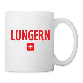Croix suisse Lungern - Mug blanc - blanc - Droite