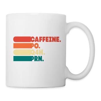 Pflege Krankenschwester Krankenhaus Geschenk - Tasse - Weiß - Rechts