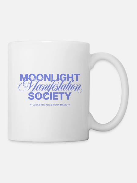 Mondlicht Manifestationsgesellschaft - Tasse - Weiß