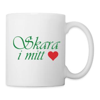 Menge in meinem Herzen - Tasse - Weiß - Rechts