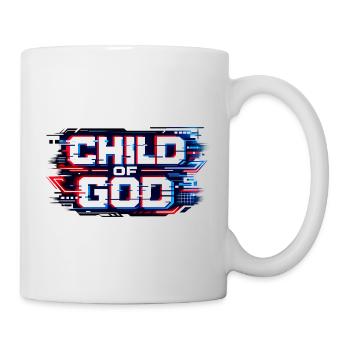 Child of God Glitch Streetwear - Mug - white - Right