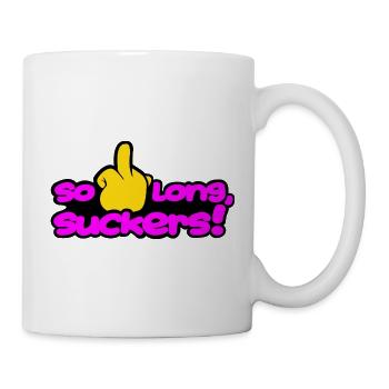 solongsuckers2_magenta - Mug blanc - blanc - Droite