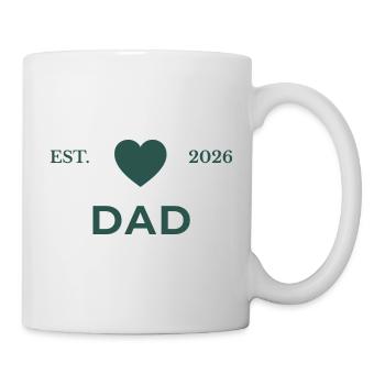 Dad established 2026 - Mug - white - Right