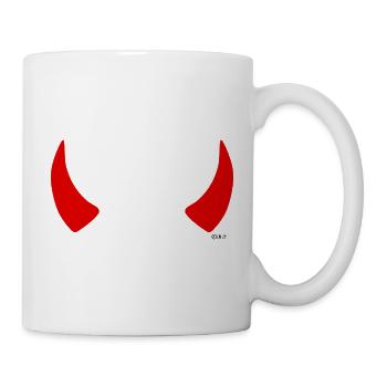 Red Horns - Mug - white - Right