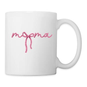 Mama Schleife  - Tasse - Weiß - Rechts