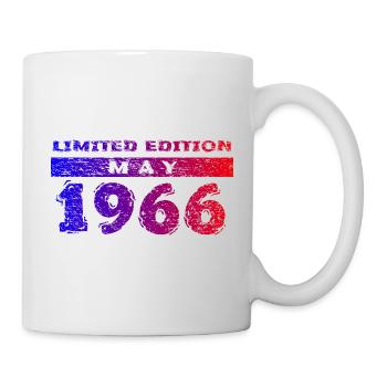 60e anniversaire Édition Limitée 05/1966 - Mug blanc - blanc - Droite