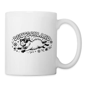 Deutschland Capybara - Tasse - Weiß - Rechts