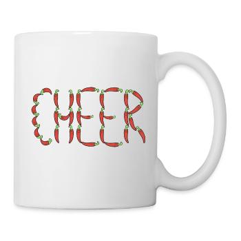 Chilli pepper cheer - Mug - white - Right