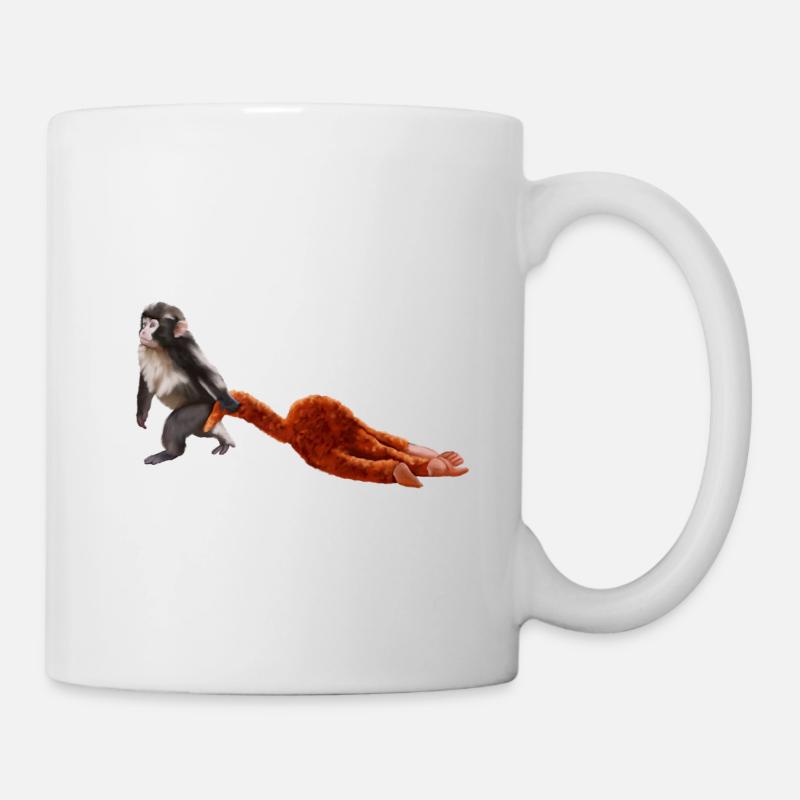 Punch - das kleine Äffchen - Tasse - Weiß