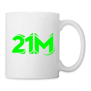 21M Crypto Symbol for Bitcoin Fans - Mug - white - Right
