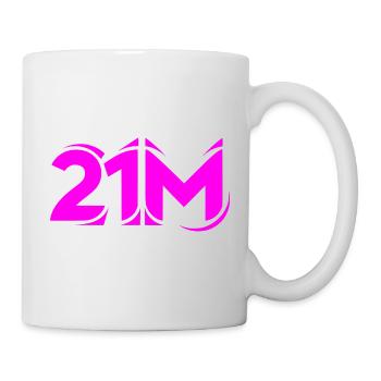 21M Bitcoin Supply Crypto Design21 Limit Million - Mug - white - Right