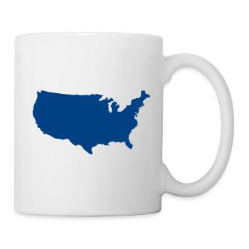 United States map - Mug - white - Right
